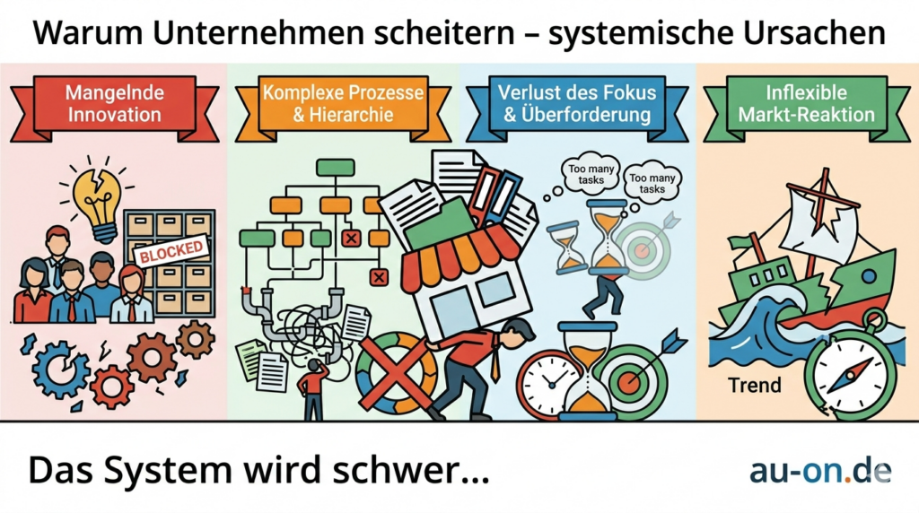 Warum Unternehmen scheitern systemische Ursachen
