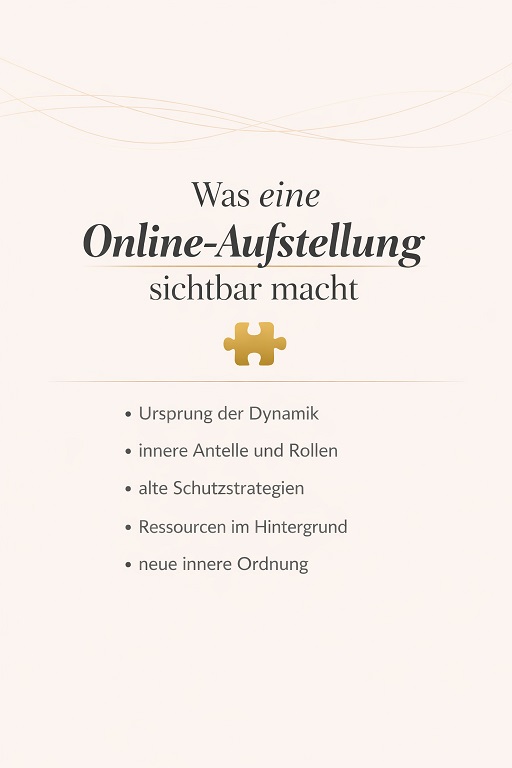 Was eine Online-Aufstellung sichtbar macht